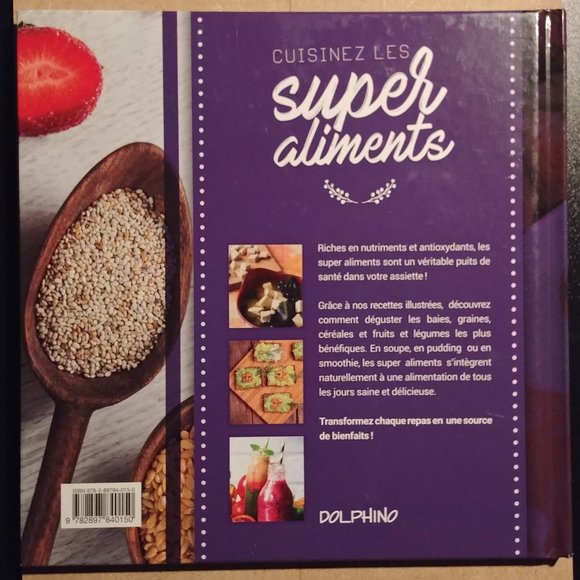 CUISINEZ LES SUPER ALIMENTS 25 RECETTES FRENCH BOOK  NEW - Picture 3 of 3